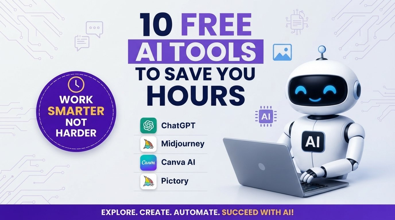10 Free AI Tools That Will Save You Hours in 2026